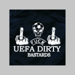 Fuck UEFA Dirty Bastards - plavky s motívom - plavkové pánske kraťasy s pohodlnou gumou v páse a šnúrkou na dotiahnutie vhodné aj ako klasické kraťasy na voľný čas